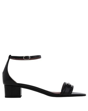 Bally Cloto Patent Leather Sandals, Brand Size 38.5 Us Size 8 - Black