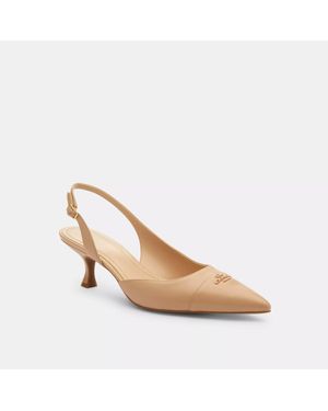 COACH Roxanne Pump - Natural