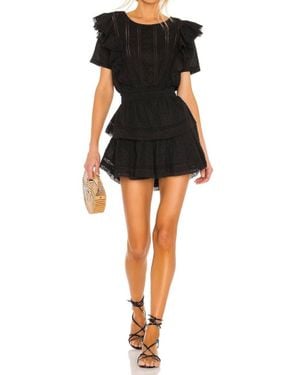 LoveShackFancy Natasha Dress - Black