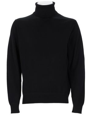 Tom Ford Finely Knitted Wool Turtleneck Sweater - Black