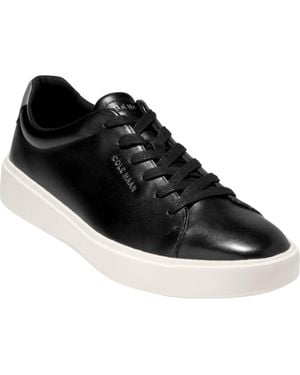 Cole Haan Grand Court Traveler Sneaker Egret C36655 - Black