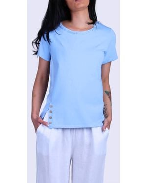 Gigi Moda Lazio Top - Blue