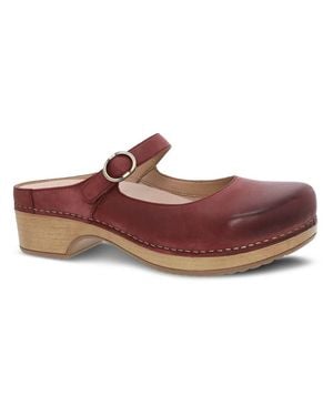 Dansko Bria Mary Jane Clog - Red