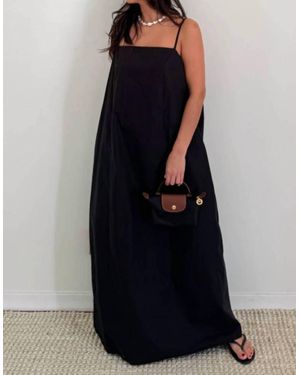 Et Clet Spaghetti Strap Maxi Dress - Blue