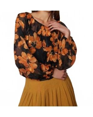 Lost + Wander Golden Rendezvous Top - Brown