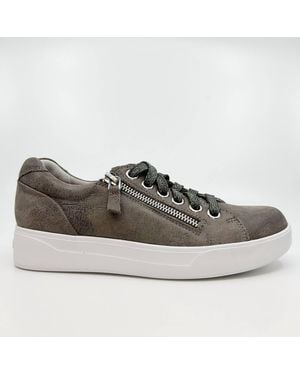 Munro Tilly Leather Shoes - Gray