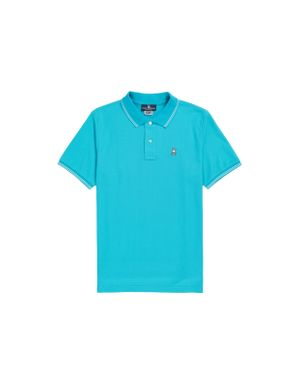 Psycho Bunny Logan Polo Placid Sea Shirt B6K136U1Pc-Pcs - Blue