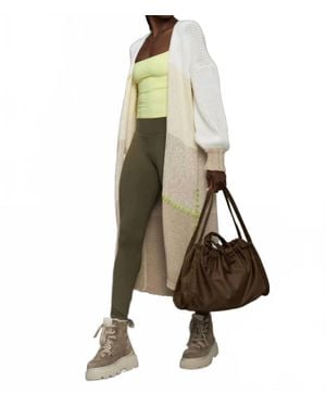 Kerri Rosenthal Alaina Stripe Duster - Yellow