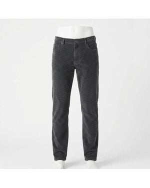Faherty Stretch Terry Corduroy 5-Pocket Pant - Gray