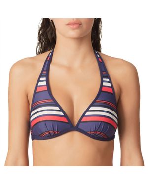 Marie Jo Juliette Padded C-Cup Halter Top - Blue