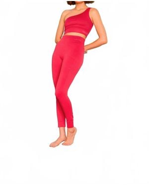Lovyt Seamless Leggings - Red