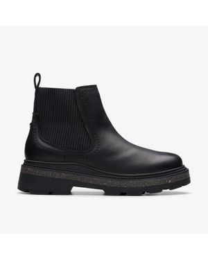 Clarks Hencroft Step Waterproof Leather - Black