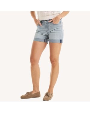 Nautica Cuffed Denim Short - Blue