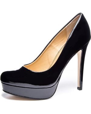 Chinese Laundry Wow Padded Insole Stiletto Platform Heels - Black
