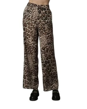 Aaron & Amber Animal Lover Wide Leg Pants - Black