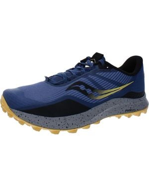 Saucony Peregrine 12 Trail Workout Running Shoes - Blue