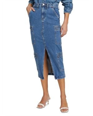 Hudson Jeans Cargo Skirt - Blue