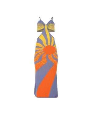 ANNAISS YUCRA Sunshine Dress - Orange