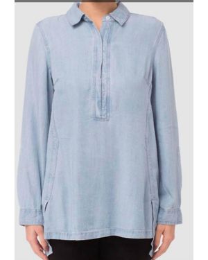 Joseph Ribkoff Denim Tunic Blouse - Blue