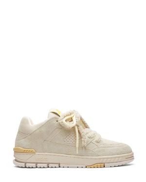Axel Arigato Suede And Leather Low-Top Sneakers - White