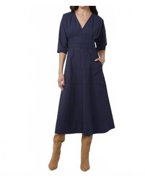 Gilner Farrar Claudia Midi Dress - Blue