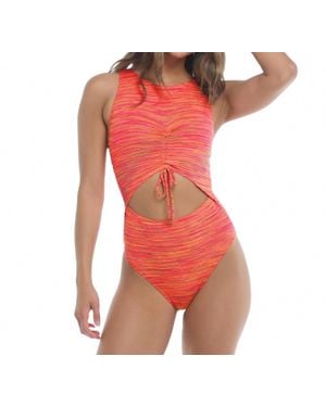 Body Glove Carve One Piece Swimsuit - Red