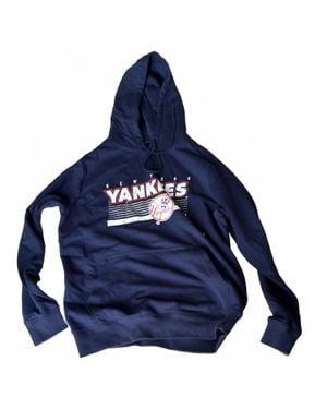 Levelwear Boy's New York Yankees Tailor Made Fleece Pullover Hoodie - Blue