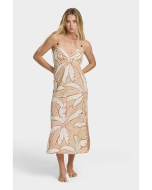 Billabong Tropic Breeze Midi Dress - Natural