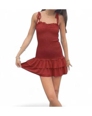 KatieJnyc Young Meri Mini Dress - Red