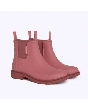 Merry People Bobbi Ankle Rain Boot - Red