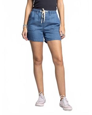 Thread & Supply Laverne Drawstring Shorts - Blue