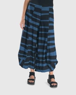 Alembika Tekbika Striped Punto Pant - Blue