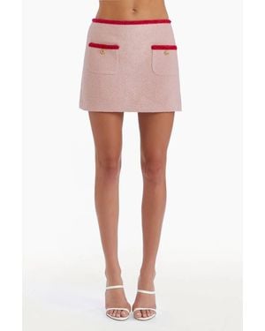 Amanda Uprichard Windsor Skirt - Pink