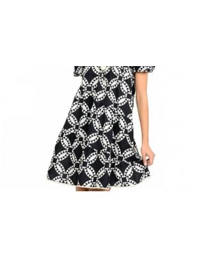 Uncle Frank The Urban Mosaic Swing Dress - Black