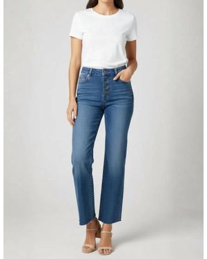 Apny Button Fly Jean - Blue