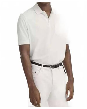 Bugatti Breast Pocket Polo - White