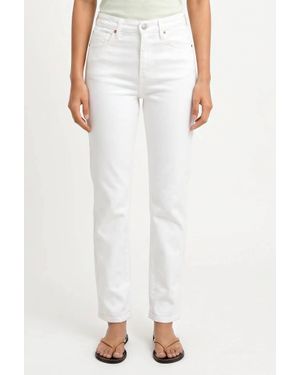 Blank NYC Mid Rise Ankle Jean - White
