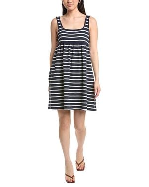 Nation Ltd Kitty Babydoll Mini Dress - Blue