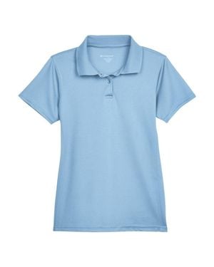 Harriton Polyester Jersey Polo - Blue