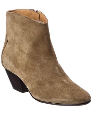 Isabel Marant Dacken Suede Bootie - Brown