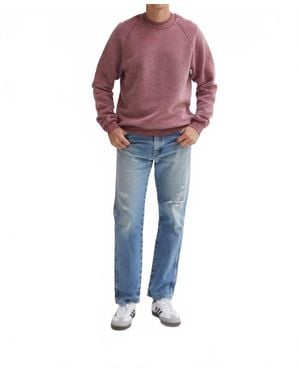 Asher Leo Reverse Crewneck - Blue