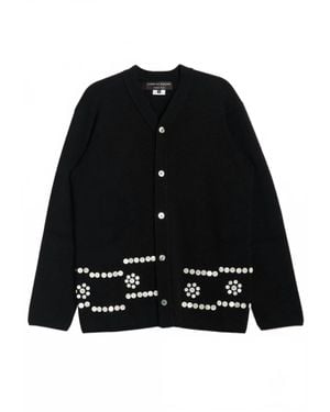 Comme des Garçons Homme Plus Button Cardigan - Black