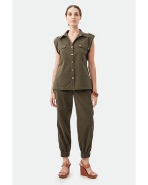Trina Turk Kaya Top - Green