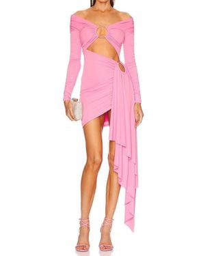 Michael Costello Kurt Mini Dress - Pink