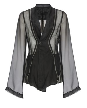 Rick Owens Stag Tulle Blazer - Black