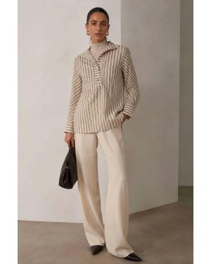 J'Envie/Eli The First Class Tunic Top - Natural