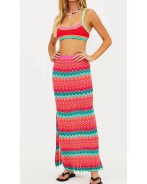 Beach Riot Ivana Skirt - Red
