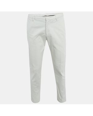 Emporio Armani Cotton Drill Pants - Gray
