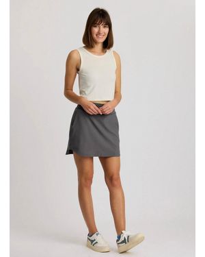 Free Fly Bamboo-Lined Breeze Skort - Gray