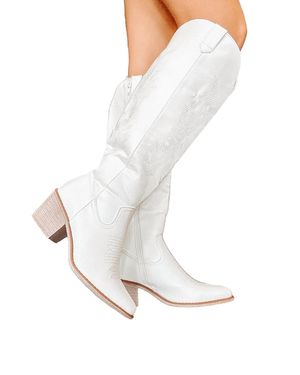 Olem Nashville Night Out Cowgirl Boots - White